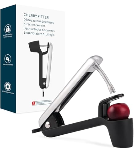 Cherry Pitter And Olive Stoner Tool With Stainless Steel Rod For Dates