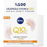 NIVEA Q10 Plus C Kırışıklık Karşıtı SPF 15 G&uuml;nd&uuml;z Bakım Kremi Enerji (50 ml)