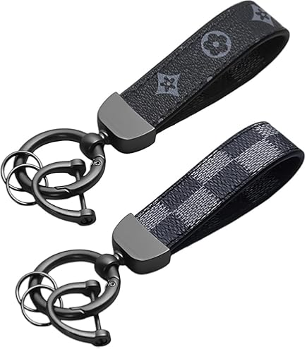 Portachiavi In Pelle Intrecciata - Anti-Smarrimento, Multicolore Per Chiavi Auto E Casa - Foto 5