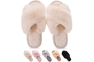Gainsera Kapcie damskie, pluszowe pantofle, zimowe, ciepłe, miękkie, do wnętrz