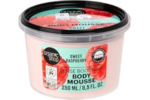 Organic Shop Body Mousse Sense Boosting Sweet Raspberry, 250 ml