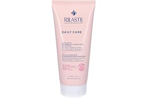 Rilastil Daily Care Olio Latte Detergente Viso e Occhi, Detergente Struccante Nutriente per Pelli Sensibili e Secche, Emolliente e Lenitivo con Burro di Karité, Acido Ialuronico, Confezione da 200ml