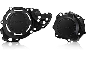 Acerbis 0023763.090 Coppia COPRICARTER Laterali X-Power Convient pour Beta RR 2T 300 2018 Noir, Unisexe-Adulte, Noir, Taille Unique