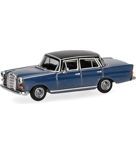 Mercedes 200/8 Strich Acht Coupe Modellauto – H0 1:87, Beige, Mit Wunschkennzeichen