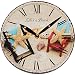 Produktbild alles-meine.de GmbH Wanduhr aus Holz -  Life´s a Beach - Urlaub / Strand - Sommer  - Ø 23,5 cm g..
