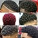 New Double Side Two in One Magic Twist Hair Sponge Afro Braid Style Dreadlock Coils Wave Hair Curl Sponge Brush (Blue)