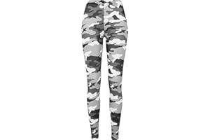 URBAN CLASSICS Leggings para Mujer, Camuflaje, Material Opaco, Elástico y Cómodo - Pantalones Deportivos, Tela Resistente
