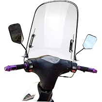 Ombrello Parapioggia Per Moto E Scooter - Universale, Impermeabile, Con Finestra Trasparente
