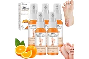 MIXDAMENY Foot Callus Removal Spray, Foot Peeling Spray, Foot Exfoliating Spray, Foot Heel Callus Remover Spray, Foot Peel Spray Remove Dead Skin (5 Pcs)