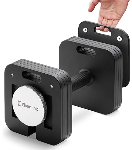 Eisenlink Mancuernas De Acero Ajustables, Juego De Pesas Libres De 4060 Libras Con Conector Juego De Mancuernas 2 En 1 Entrenamiento De Gimnasio