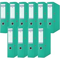 DONAU Preiu Ordner Schal 10er Pack/DIN A4 / 5 c / 10 Stück/Orange