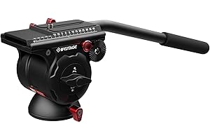 IFOOTAGE Video-Stativkopf Fluid Drag Pan Head für DSLR-Kameras, Camcorder, Einbeinstativ und Stative, Komodo K5