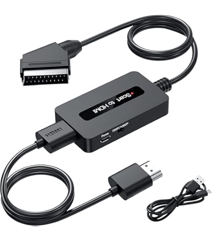 21 Pin SCART PNGKNYOCN Adattatore SCART Femmina-Femmina 21 Pin | Per Estendere Cavi SCART | Per TV, DVD, Decoder Abs Materiale - Foto 8