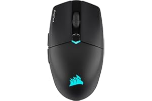 Corsair KATAR ELITE WIRELESS Ultra-Light FPS Gaming Mouse – 10,000 DPI – Symmetric Shape – Up to 110hrs Battery – iCUE Compatible – PC, PS5, PS4, Xbox – Black