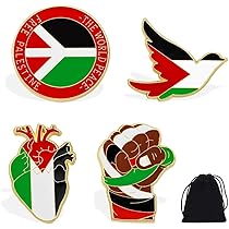 4 Spille Bandiera Palestina In Metallo - Per Cappelli, Zaini E Vestiti - Foto 11