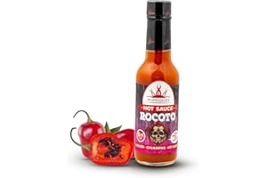 ‎POPPAMIES Poppamies Rocoto Chili Hot Sauce - Glutenfrei Laktosefrei Vegan - Würzigkeit 6/10-150ml