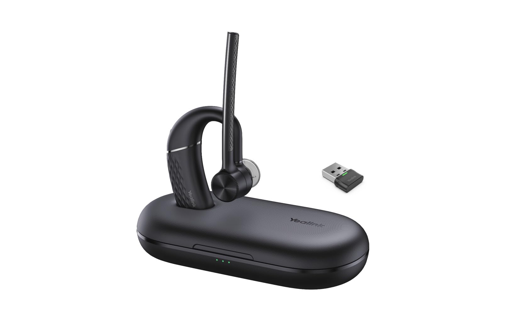 Yealink BH71 Pro Bluetooth v5.2 Headset, MS Teams Certified, 10+20hrs Talktime, 4 mic beamforming Noise Cancellation tech, Ha