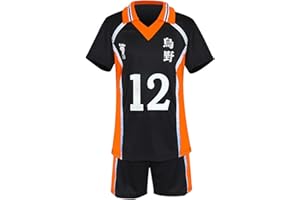 SOOYOOYOO Anime Cosplay Vêtements de Volleyball Confortable et Ventilation Maillots Uniforme