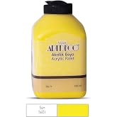 Artdeco Akrilik Boya, 500ml, Sarı 3601
