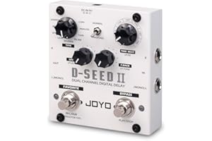 JOYO D-SEED-II retardo y aspecto, retardo digital de doble canal, pedal de múltiples efectos para piso de guitarra