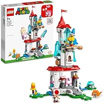 LEGO Super Mario Pack Espansione Costume di Peach Gatto e Torre ...