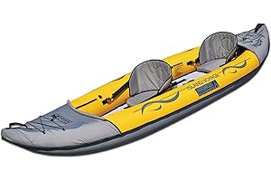Advanced Elements Island Voyager Kayak gonfiabile per 2 persone, Unisex Adulto, Amarillo, Talla única