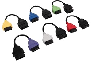MJKO Cavo Adattatore MultiECUScan 6 Pezzi Sostituzione Cavo Strumento di Scansione ECU Diagnostico OBD2 per