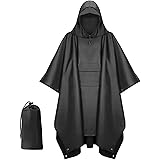 DAWRIS Poncho antipioggia da uomo impermeabile impermeabile 210T Oxford impermeabile uomo impermeabile poncho antipioggia fes