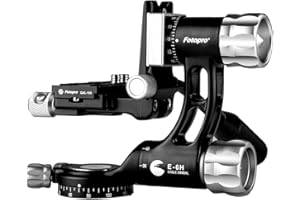 Fotopro E-6H Gimbal Head, Large Lens Head,Camera Tripod Head,Photography Head for Wildlife and Sports,Astrophotography Head for Camera/Tripod/Monitor/Light