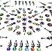 HUGE FESTIVAL BINDI PACK APROX 70 MUTLICOLOURED DIAMANTE BRIDAL TIKKA FANCY DESIGNER TATTOO BODY FACE GEMS JEWELS JEWELLERY ART (NB04)