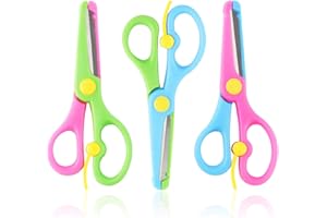 ‎HAKACC HAKACC Kinderschere, 3 Stück Kinder Bastelschere Vorschule Training Schere Kinder Sicherheit Schere Art Craft Schere