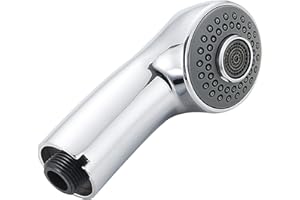 Gnimauhz Robinet extractible pour douchette extractible, compatible avec pièce 46312IE0 / 46298IE0, chrome (filetage G1/2)