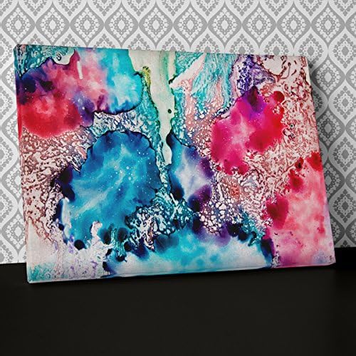 Modern rainbow psychedelic Canvas Wall Art Abstract Picture Print AB815