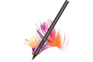 ZELAXY Stylus Pen for Surface, Compatible with Microsoft Surface Pro X/9/8/7/6/5/4/3/Surface Laptop 5/4/3/2/1/go 3/2/1/Book 2/1/Studio, Magnetic Adsorption, Palm Rejection Stylus Pen- Black