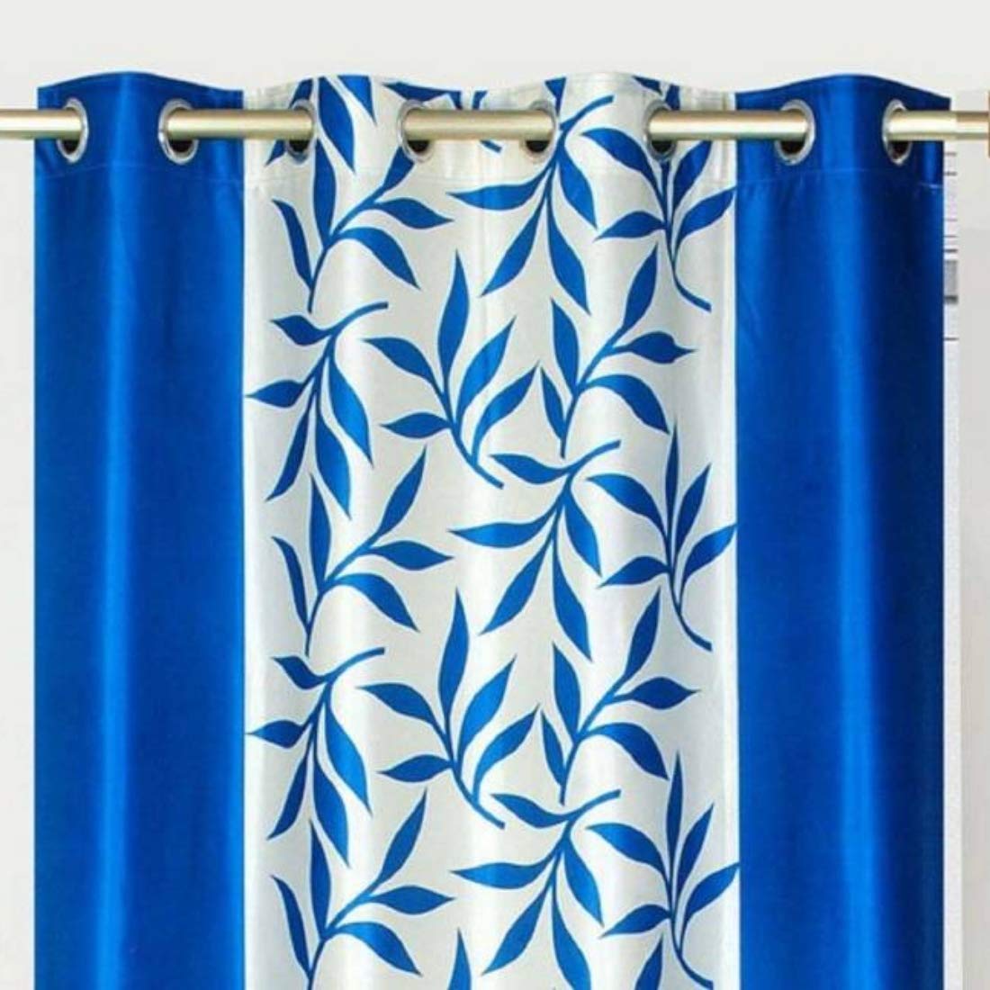 Curtain by La Roze Home Furnishings - Nice Finishings Modern 2 Piece Eyelet Polyester Window Curtain Set - 5ft, Sky - Image 3