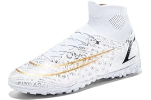 IFIKK Chaussures De Football Unisexes pour Hommes, Chaussures De Football pour Enfants Chaussures De Football Professionnelles en Plein Air