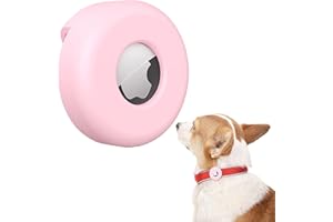 SIMPLETHINGS Soporte de silicona para collar de perro Airtag, funda impermeable ligera deslizante para Airtag Perro/Gato 2021 Accesorios