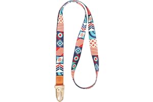 HEZEN Coole Lanyard für Schlüssel, Halsriemen Schlüsselbund für Frauen, Lanyard Logo für Männer, ID Lanyard (Design D)