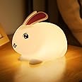 Luce Notturna per Bambini Fungo, Dimmerabile E Ricaricabile, Silicone Lampada No