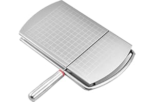ITECHNIK Cortador de queso, cortador de queso de acero inoxidable, cortador de queso multiusos con cuchillas para queso, mantequilla, verduras, salchichas, hierbas y más, corte sin esfuerzo