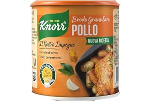 3x Knorr Brodo Granulare Pollo granulerad kycklingbuljong 150 g smak för dina rätter glutenfri laktosfri 100 % italiensk buljong