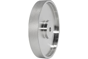 Zemily , 6Inch Dia x 1Inch Wide, with 1/2Inch Arbor, Diamond Grinding Wheel for Sharpening HSS, 320 Grit