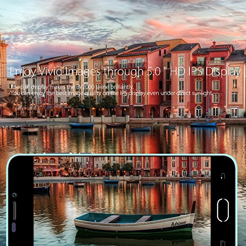 Blackview 4G Smartphone, BV2000 Android 5,1 Handy Smartphone - 5.0 Zoll HD 1280*720 Display Cheap Phones mit 8MP Kamera-MTK6735 Quad-Core-8GB Rom-2400mAh Batterie Handys entsperrt