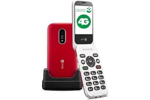 Doro 6820 Senior Mobile Phone Red