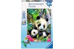 Ravensburger - Puzzle Enfant - Puzzle 300 p XXL - Charmants pandas - Dès 9 ans - 13065