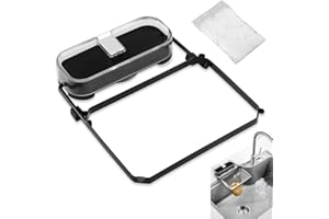 ORTVIAI Suction Cup Sink Strainer, Filtro Di Scarico Per Lavello Da Cucina, Pieghevole Sacchetti Angolare Da Lavandino Con 50 Sacchetti Filtranti Per Lavello Da Cucinaper Riporre Frutta Verdura