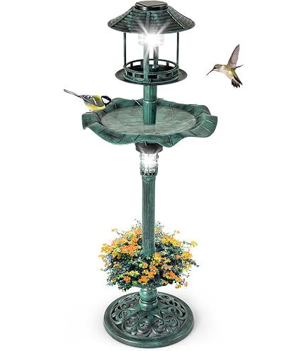 GOPLUS Vogeltränke Stehend, Vogelbad Winterfest Mi Produktbild-Vorschau 9