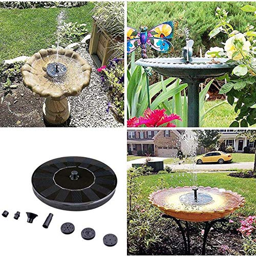 Preisvergleich Produktbild CYX Solar Water Fountain - Solarpanel-Wasserpumpe für Teich / Pool - Solarbetriebene Wasserfunktion - Perfekt für Vogelbad, kleinen Teich und Fischbecken