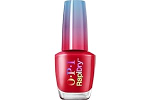 OPI RapiDry™ - Esmalte de uñas secado rápido - Sin Imperfecciones ni Marcas - Esmalte Vegano - Secs Appeal - Esmalte de Uñas Rojo (9ml)