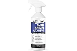 Chemical Trade Store - Small Animal Hutch Cleaner 500ml - Professional-Grade Spray for Cleaning and Deodorising Small Pet Hutches and Cages - For Use on Wood, Plastic, and Wire Surfaces